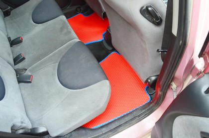 Ворсовые коврики на Honda Fit I 2001 - 2007 в Таганроге