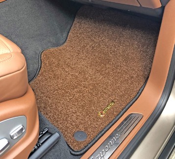 Ворсовые коврики на Porsche Cayenne II 2010 - 2018 в Таганроге