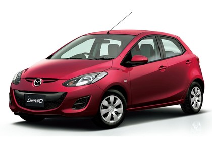 Ворсовые коврики на Mazda Demio III (DE) 2007 - 2014 в Таганроге