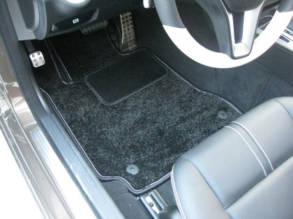 Ворсовые коврики на Mercedes C (W204) 2007 - 2015 в Таганроге