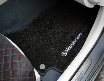 Ворсовые коврики на Mercedes C (W205) 2014 - 2023 в Таганроге